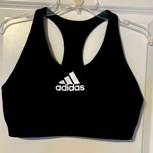 Adidas sports bra black